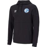Schwarze Umbro Schalke 04 Damenhoodies & Damenkapuzenpullover Größe S 