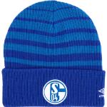 Hellblaue Umbro Schalke 04 Herrenbeanies aus Samt 