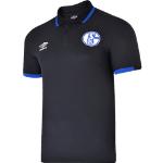 Royalblaue Elegante Umbro Schalke 04 Poloshirts & Polohemden 