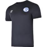 Royalblaue Umbro Schalke 04 T-Shirts 