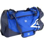 Blaue Reisetaschen mit Rollen 79l mit Reißverschluss aus Kunststoff mit Teleskopgriff 