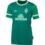 Umbro SV Werder Bremen Kinder Heim Trikot 2021/22 grün/weiß
