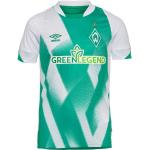 Grüne Umbro Werder Bremen Stehkragen Werder Bremen Trikots für Kinder - Heim 2022/23 