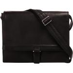 Braune Harold's Campo Messenger Bags & Kuriertaschen mit Reißverschluss aus Leder mit Laptopfach 