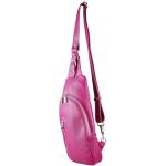 Pinke Collezione Alessandro Lederhandtaschen aus Leder mit Außentaschen für Damen 