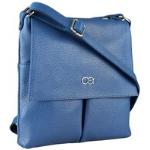Blaue Collezione Alessandro Lederhandtaschen aus Rindsleder für Damen 
