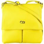 Gelbe Collezione Alessandro Lederhandtaschen aus Rindsleder für Damen 