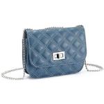 Blaue Gesteppte LASCANA Mini Handtaschen mit Kettenhenkel für Damen 