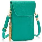 Grüne LASCANA Vegane Mini Handtaschen aus Kunstleder mit Handyfach für Damen 