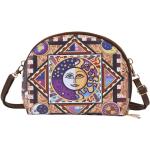 Rosa Messenger Bags & Kuriertaschen mit Riemchen aus Kunstleder mit RFID-Schutz für Damen 