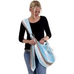 Cremefarbene Hoppediz Bodybags mit Reißverschluss aus Baumwolle mit Handyfach 