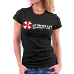 Schwarze Million Nation Resident Evil T-Shirts für Damen Größe M 