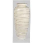 Cremefarbene 60 cm Bodenvasen & Vasen für Pampasgras 60 cm aus Keramik 