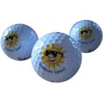 Unbekannt Dreierset Golfbälle SCHÖNES Spiel,Markengolfball im Set, Golfgeschenke Geschenkidee Sonne