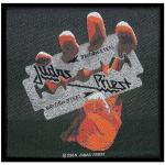 Schwarze Langärmelige Judas Priest Herrenbandshirts aus Baumwolle 