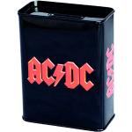 Schwarze AC/DC Spardosen aus Metall 