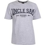 Graue Melierte Uncle Sam T-Shirts für Herren Größe M 