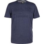 UNCLE SAM Premium Herren T-Shirt, Prägeprint M, Blue Melange