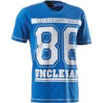 UNCLE SAM T-Shirt Nostalgie, Eroded Print, Aufdruck 86 XL, Blue