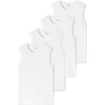 Weiße Herrenträgerhemden & Herrenachselhemden Größe 3 XL 4-teilig für den für den Sommer 
