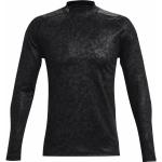 Under Armour ColdGear® Infrared AOP Herren Kompressions-Mock-Shirt, schwarz, Herren, XL