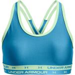 Under Armour Crossback Solid Sport-BH Mädchen in blau