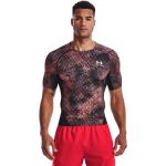 Reduzierte Rote Kurzärmelige Under Armour T-Shirts aus Polyester für Herren Größe L 