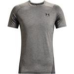 Reduzierte Anthrazitfarbene Kurzärmelige Kurzarm-Unterhemden aus Polyester für Herren Größe XL 