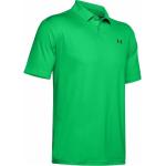Grüne Casual Under Armour Performance Herrenpoloshirts & Herrenpolohemden Größe S 