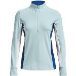 Under Armour Women's Standard Storm Midlayer 1/2 Zip, (469) Fuse Teal/White/Metallic Silver, X-Large