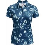 Petrolfarbene Under Armour Blur Damenpoloshirts & Damenpolohemden aus Polyester Größe S 
