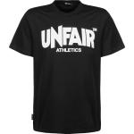 Schwarze Kurzärmelige Unfair Athletics Rundhals-Ausschnitt T-Shirts für Herren Größe XL 