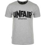 Reduzierte Hellgraue Unfair Athletics T-Shirts für Herren Größe S 