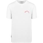 Weiße Kurzärmelige Unfair Athletics Rundhals-Ausschnitt T-Shirts für Herren Größe S 