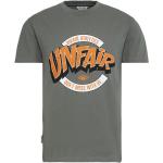 Anthrazitfarbene Unfair Athletics T-Shirts für Herren Größe XXL 