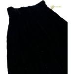 Schwarze Vintage Maxi Maxiröcke aus Samt für Damen Größe M für den für den Winter 