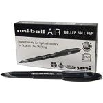 Schwarze uni-ball Air Kugelschreiber aus Metall 