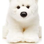 Weiße TÜV-geprüfte 36 cm Uni-Toys Eisbärenkuscheltiere maschinenwaschbar 