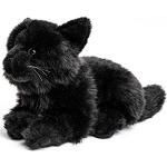 Reduzierte Schwarze TÜV-geprüfte 20 cm Uni-Toys Katzenkuscheltiere aus Stoff 