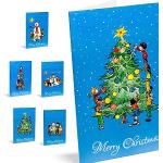 Reduzierte Moderne UNICEF christliche Weihnachtskarten 10-teilig 