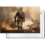 Call of Duty Kunstdrucke aus Holz handgemacht 70x100 