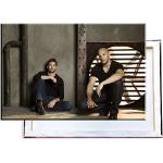 Unified Distribution Fast and Furious Stars Paul Walker und Vin Diesel - 100x70 cm - Bilder & Kunstdrucke fertig auf Leinwand aufgespannt und in erstklassiger Druckqualität
