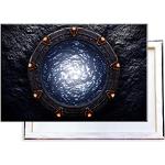 Stargate Kunstdrucke aus Holz handgemacht 70x100 