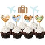 Unimall Cupcake-Dekorationen für Reisen, Flugzeug,