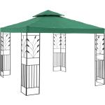 Grüne Uniprodo Pavillons wasserdicht 3x3 