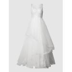 Reduzierte Offwhitefarbene Bestickte Unique Just Be You Brautkleider & Hochzeitskleider aus Polyester für Damen Größe XS für die Braut 