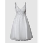 Reduzierte Offwhitefarbene Unique Just Be You Brautkleider & Hochzeitskleider aus Polyester für Damen Größe S für die Braut 