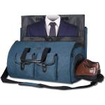 Reduzierte Blaue Elegante Businesstaschen mit Flugzeug-Motiv mit Reißverschluss 