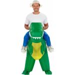 Grüne Orion Costumes Dinosaurier-Kostüme aus Polyester für Herren Einheitsgröße 