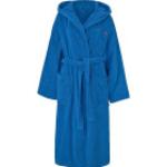 Blaue Unifarbene Kangaroos Maxi Nachhaltige Bademäntel mit Kapuze aus Baumwolle mit Kapuze für Herren Größe 3 XL 